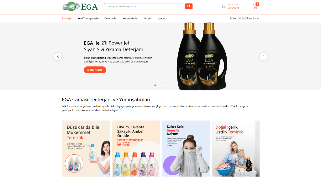 Ega Kimya E-Ticaret ve Reklam Yönetimi
